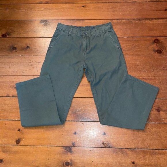 Island Trotters Green Khaki Chino Dress Casual Pants 30 x 30 - Picture 3 of 10